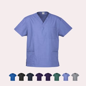 19 Unisex Classic Scrub Top-1