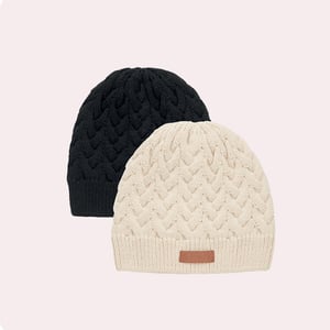 Cable Knit RPET Beanie